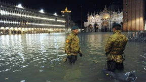 Hochwasser in Venedig erreicht Rekordwert