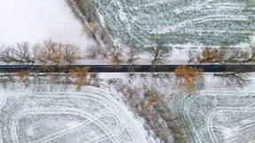Wetterdienst warnt vor glatten Straßen