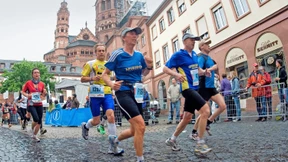 Marathon-Startschuss am Stadthaus