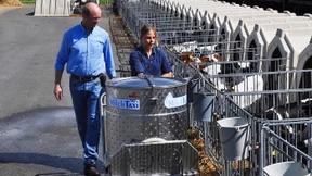 Wie Kälber automatisch gefüttert werden