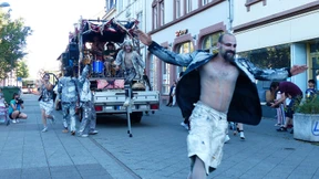 Handwerker auf der Straße