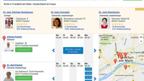Eine Handvoll Klicks bis zum Termin