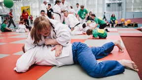 Der Gegner wird flachgelegt