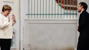 Pressekonferenz mit Merkel und Macron