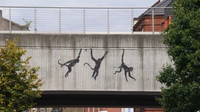 Banksy zeigt drittes Werk innerhalb weniger Tage