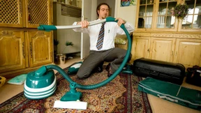 Wie mit dem Staubsauger