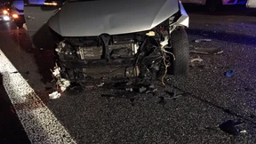 Autobahn gesperrt nach Unfall mit Wildschweinen