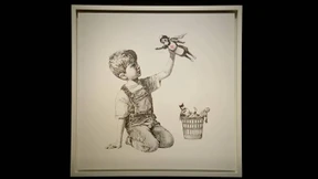 Rekordsumme für Banksy-Werk geboten