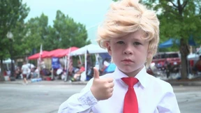 „Mini-Trump" verkauft Anti-Corona-Masken