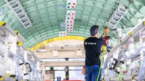 Hektischer Jahresendspurt in der Airbus-Endmontage