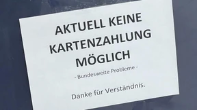 Mit Karte? Geht nicht!