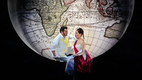 Ein Feuerstrom geht durchs Haus