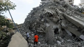 Rohbau eines Hochhauses in Nigeria eingestürzt