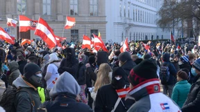 Proteste gegen Corona-Maßnahmen in Wien