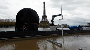Countdown-Uhr wegen Hochwasser verlegt