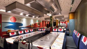 Steak und  Austern auf Stahl 