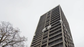 Sprengung von der Straße aus