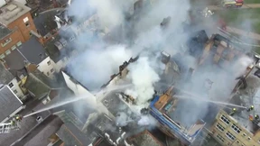 Feuer zerstört Englands ältestes Hotel 