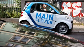 Hindernisparcours für geteilte Autos