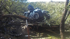 Verletzte Autofahrerin erst sechs Tage nach schwerem Unfall gerettet