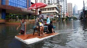 Manila versinkt in den Fluten