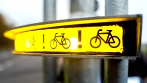 Dieses Warnsystem soll Radfahrer schützen