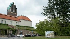 Demonstranten verhindern Rodung an Mathildenhöhe