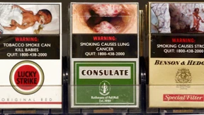 Schock-Fotos gegen das Rauchen 