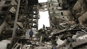 Die Trümmer von Borodjanka