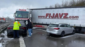 18 Verletzte bei Massenkarambolage auf A9