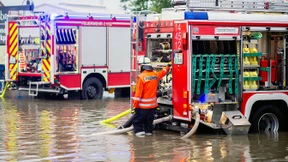 Feuerwehren nach Starkregen im Einsatz