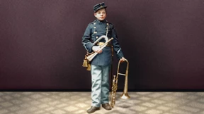 Ein Junge, der mit Dynamit spielt