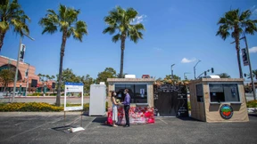 Hochzeit auf dem Parkplatz