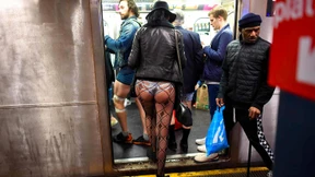 Hosen runter in New Yorker U-Bahn