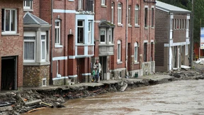 Schwere Zerstörungen in der Provinz Lüttich