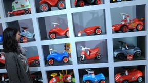 Spielzeuge im Lager statt im Kinderzimmer