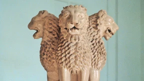 Statt durch Gewalt wollte er durch Dharma siegen