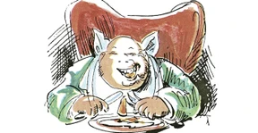 Morgens, mittags, abends Fleisch!