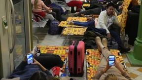 Zuflucht in polnischem Bahnhof