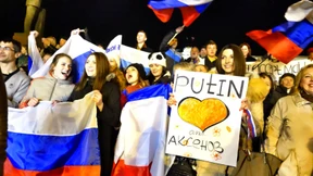 Hunderttausende Russen feiern ihren Putin