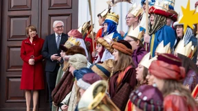 Sternsinger segnen Schloss Bellevue