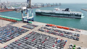 China schwingt das Kantholz