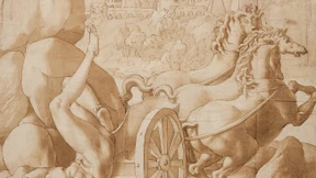 Schöne junge Frauen und ein stürzender Hippolyt