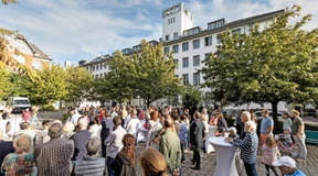 Proteste in Wiesbaden gegen neue Flüchtlingsunterkunft