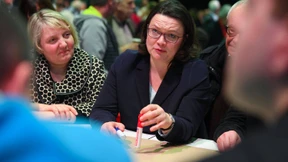 Andrea Nahles ist zuversichtlich