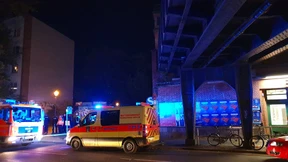 Brand in Sonderzug für Fußballfans