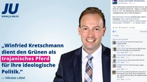 Wie sich die Junge Union an Kretschmann abarbeitet