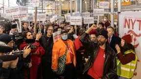 Beschäftigte der „New York Times“ in Streik getreten