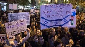 Israelische Demonstranten fordern Netanjahus Rücktritt