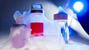 Wasserflaschen? Quatsch, Wasserflakons!